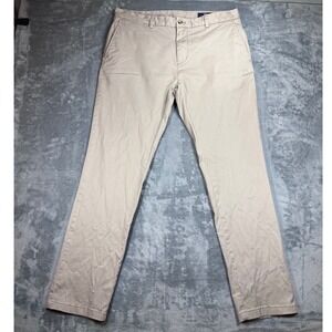 Vineyard Vines Breaker Pant Mens 36x32 Khaki Tan Chino Flat Front Trousers